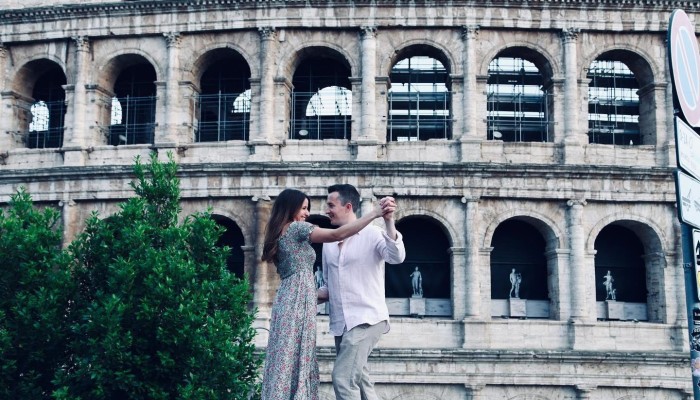 Visit colosseum early morning